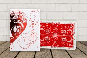 Love Art Red Limited Edition by Bocopo Playing Cards Co.